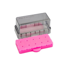 Autoclavable BurButler dental bur organizer with silicone base - Pink 10-Hole. Curion Dental
