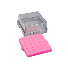Autoclavable BurButler dental bur organizer with silicone base - Pink 25-Hole. Curion Dental