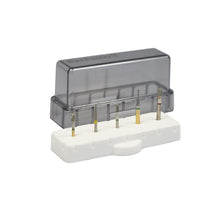 Autoclavable BurButler dental bur organizer with silicone base - White 5-Hole. Curion Dental