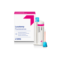 Luxatemp Fluorescence Esthetic Temporization Material by DMG, Automix Cartridge