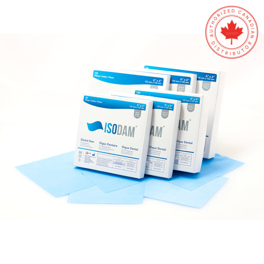 Isodam® Non-Latex Dental Dam Medium | Light Blue / Standard Pkg 5’ X Rubber & Accessories