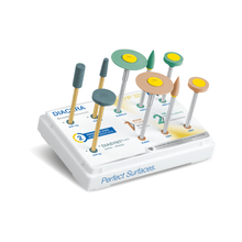 Diacera® (HP) by EVE are precision diamond-impregnated polishers engineered specifically for zirconia. Mix Set