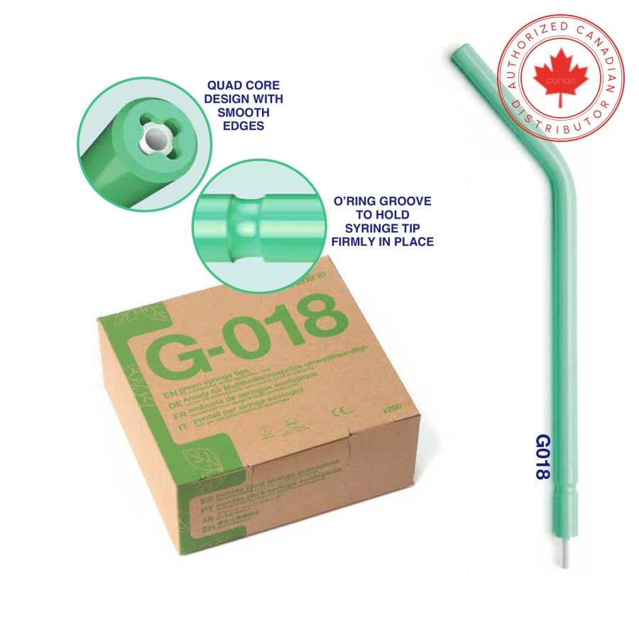 Greenline Disposable Air-Water Syringe Tips | Curion Dental