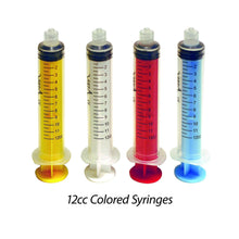 Colored Luer Lock Syringes 12CC | Curion Dental