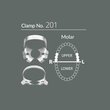 Sanctuary™ Dental Dam Clamps | Curion Dental, Molar 201