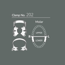 Sanctuary™ Dental Dam Clamps | Curion Dental, Molar 202