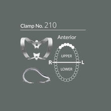 Sanctuary™ Dental Dam Clamps | Curion Dental, Anterior 210
