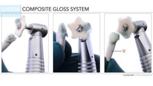 Lucida™ Polishing System by DiaShine & StyleItaliano, image of felt on handpiece