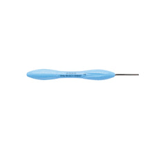 LM™ Ortho Mirror Handle 28 Blue, conception Bausch-Verbiest, Pour la mesure de l'overjet sagittal et de la supraclusion verticale.