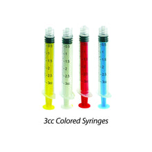 Seringues colorées Luer Lock 3CC | Curion Dental