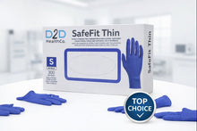 D2D SafeFit Thin Nitrile Gloves