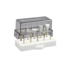 Autoclavable BurButler dental bur organizer with silicone base - White 10-Hole. Curion Dental