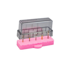 Autoclavable BurButler dental bur organizer with silicone base - Pink 5-Hole. Curion Dental