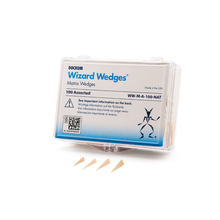 Cales Wizard Wedges® Matrix de Dockum, recharge, assorties, 100 pièces.