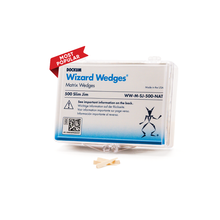 Wizard Wedges® Matrix Wedges de Dockum, recharge, Slim Jim, 500 pièces.