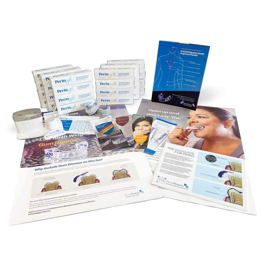 Perio Protect® – Patient Education Marketing Pack Kit Oral Care & Comfort