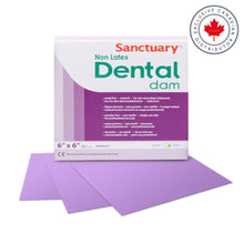 Sanctuary™ Powder-Free Purple Non-Latex Dental Dam.