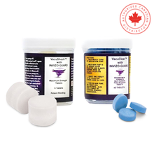 VacuShock™ and VacuClear™ Evacuation Treatment Tablets.