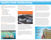 Brochure d'éducation des patients sur la méthode Perio Protect®.