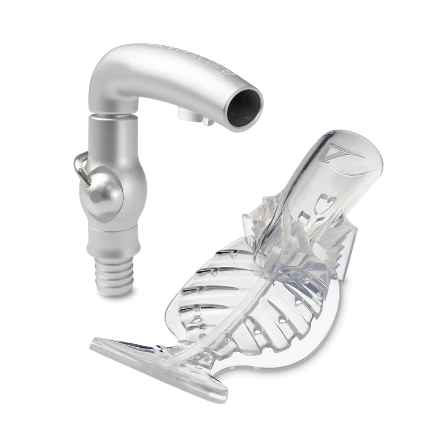 Kit d'introduction VacuLUX™ d'Ascentcare, adaptateur VacuLUX et embouts buccaux assortis (pack de 4)