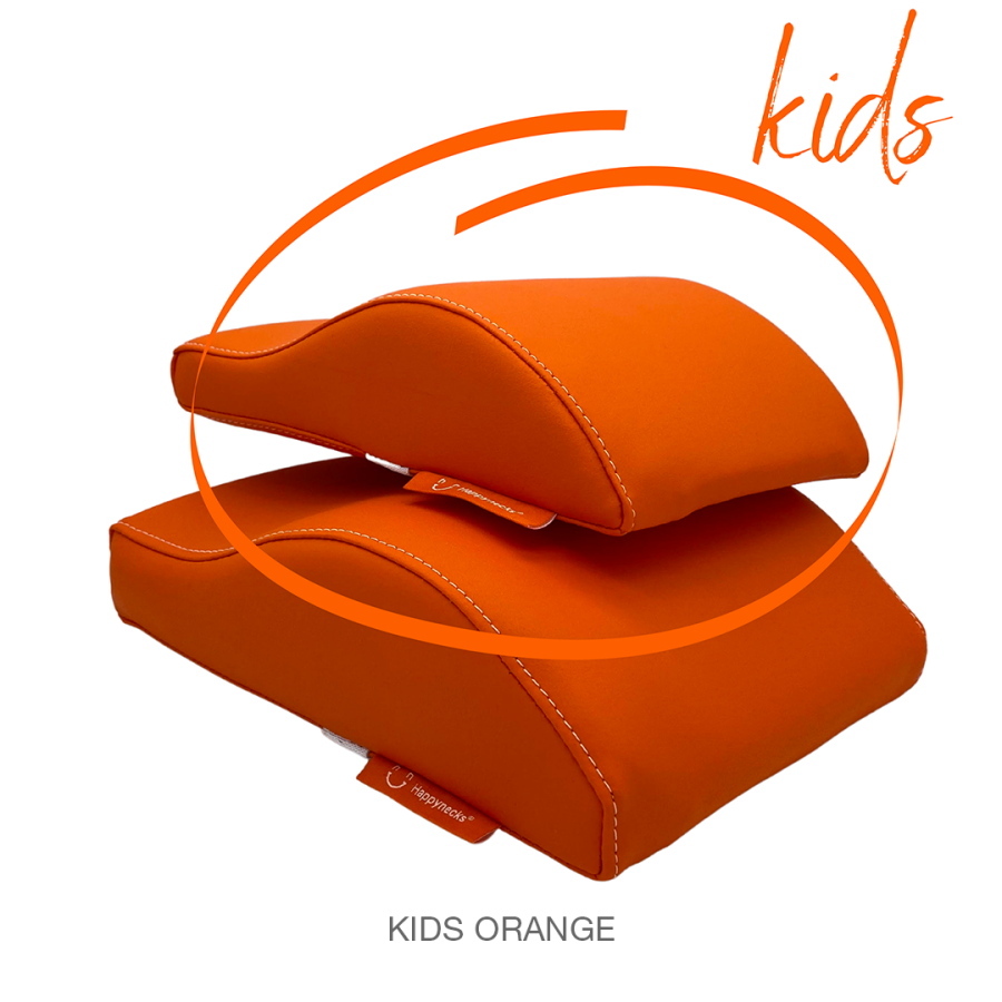 Happynecks® Oreiller de soutien cervical pour siège dentaire pour enfants, orange