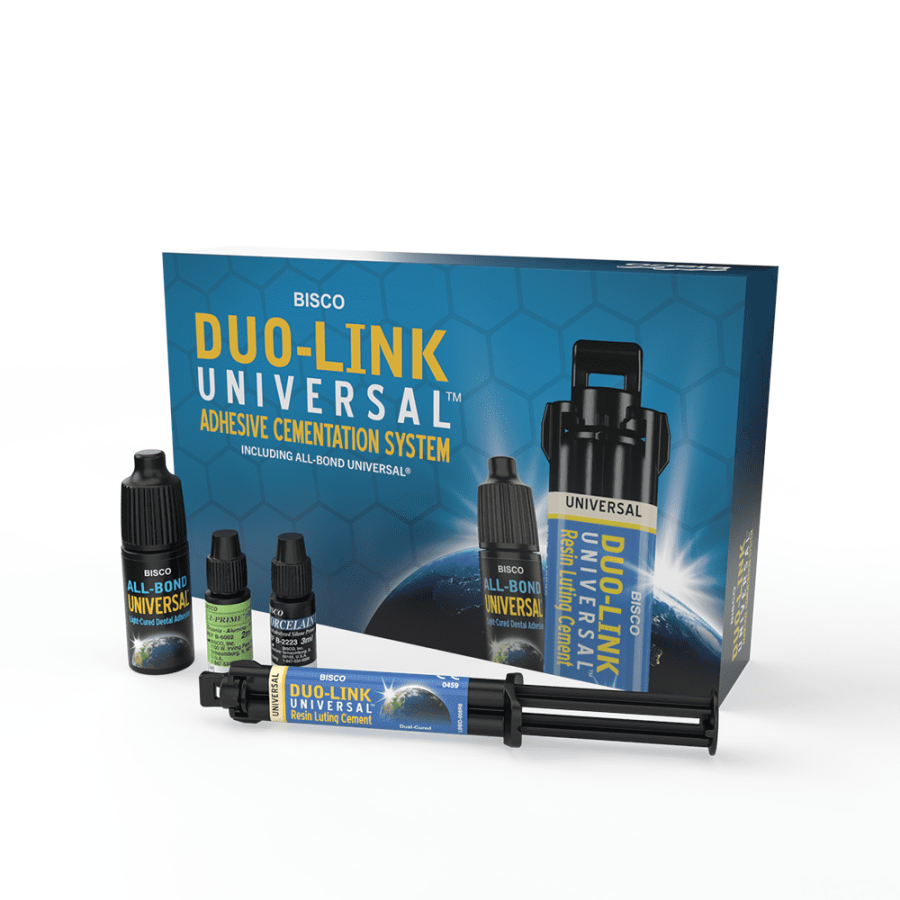 BISCO Duo-Link Universal™ Kit - Ciment de lustrage à base de résine avec All-Bond Universal, Z-Prime Plus et Porcelain Primer