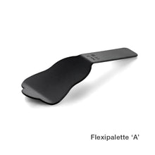 Contraste pour photographie dentaire Flexi-Palette™ de Smile Line et StyleItaliano™, autoclavable, avec noyau flexible et revêtement doux au toucher, FlexiPalette - Forme A.