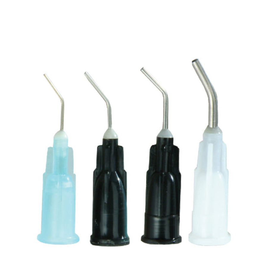 Embouts pré-courbés 16GA, 20GA, 22GA, 25GA | Curion Dental