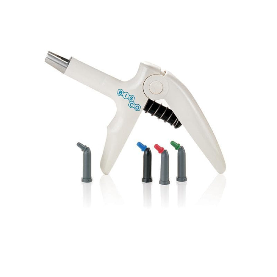 Bisco Unit Dose Syringe - Pistolet distributeur de comprimés composites avec embout métallique